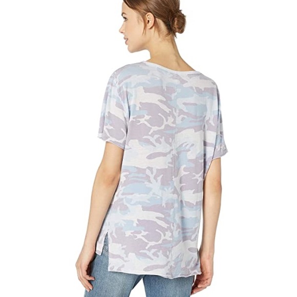 Free People Camo Print Army Tee - Picture 3 of 4
